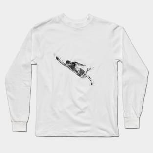 Swimmer Diving in Water Long Sleeve T-Shirt